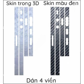 Miếng dán Skin Carbon iPhone 5/ 5s/ 5c dành cho mặt lưng, cạnh viền cao cấp chống trầy xước