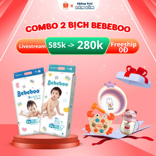  Tã Bỉm Bebeboo Nhật Bản size NB80/S70/M54/L50/XL46/XXL42/XXXL40 siêu mềm mỏng, thấm hút 1200ml