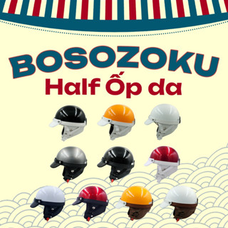 Nón Bảo Hiểm Nửa Đầu Phong Cách Vintage CHÍNH HÃNG NHẬT BẢN.