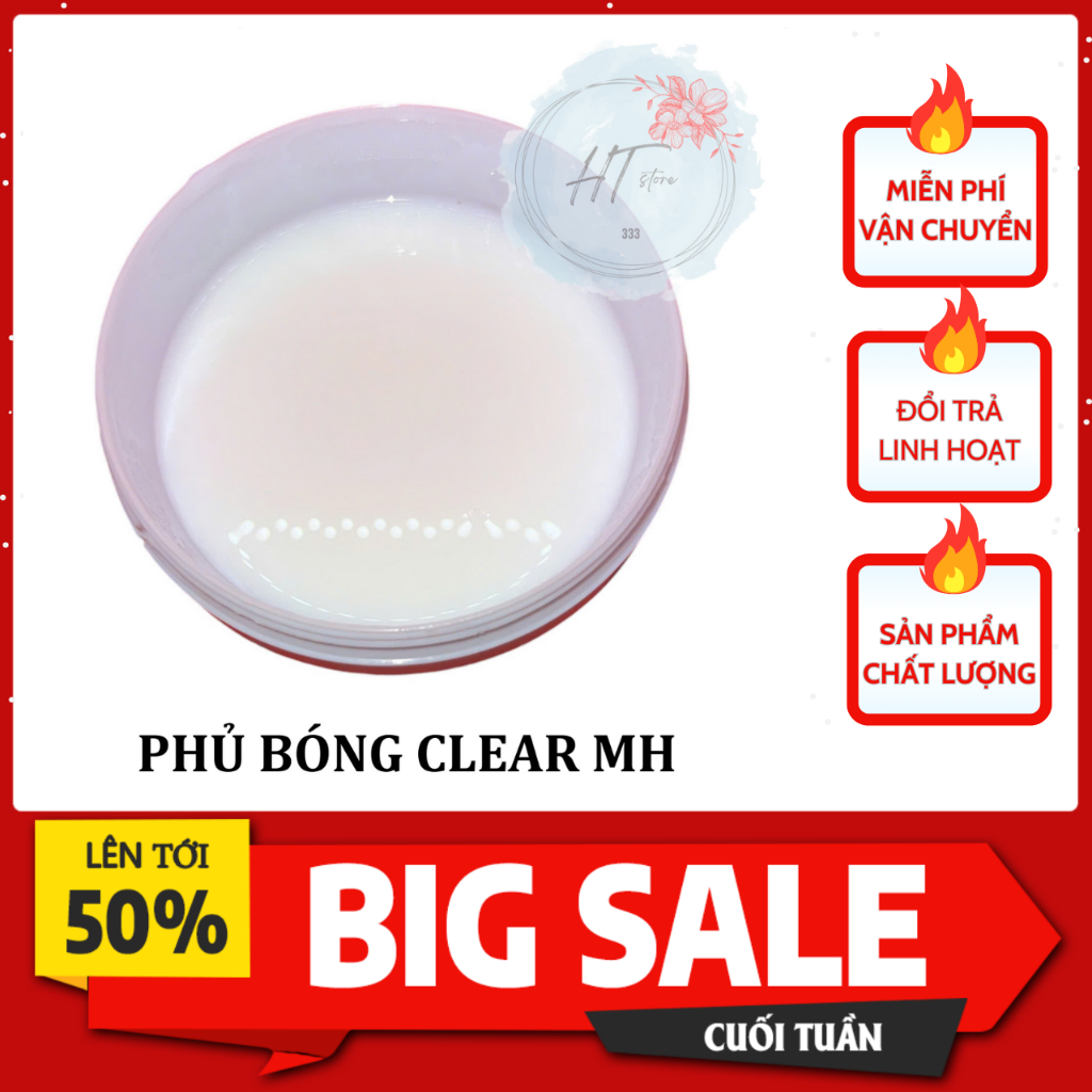 Sơn Phủ Bóng Clear MH Ngoại Thất Cao Cấp