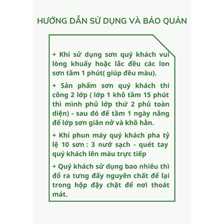 Sơn Phủ Bóng Clear MH Ngoại Thất Cao Cấp