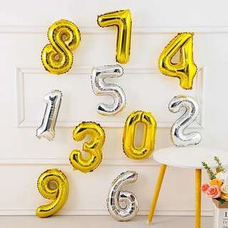 Bóng Số Màu Vàng Size Nhỏ 16inch