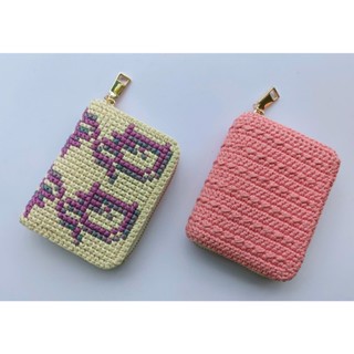 Phôi ví Y0124 (dùng làm ví cầm tay 12cm*9,5cm)- may bằng chỉ cước