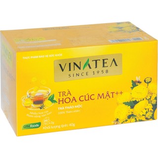Trà hoa cúc mật ong Vinatea - hộp 20 túi lọc tiện dụng