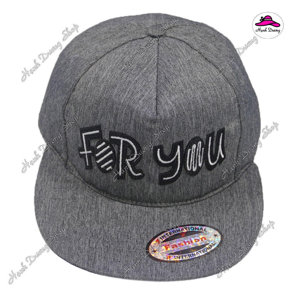 Nón kết Hiphop Snapback nhiều mẫu thêu độc đáo mũ lưỡi trai hiphop thời trang cá tính