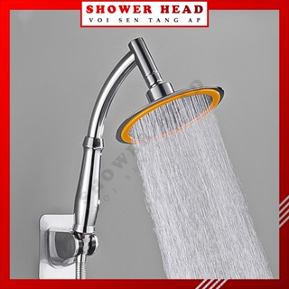 Bộ Vòi Hoa Sen Tắm, Bát Sen Tắm Đứng Mặt To 15 Cm Chất Liệu Nhựa ABS Cao Cấp, Dễ Dàng Lắp Đặt Và Sử Dụng