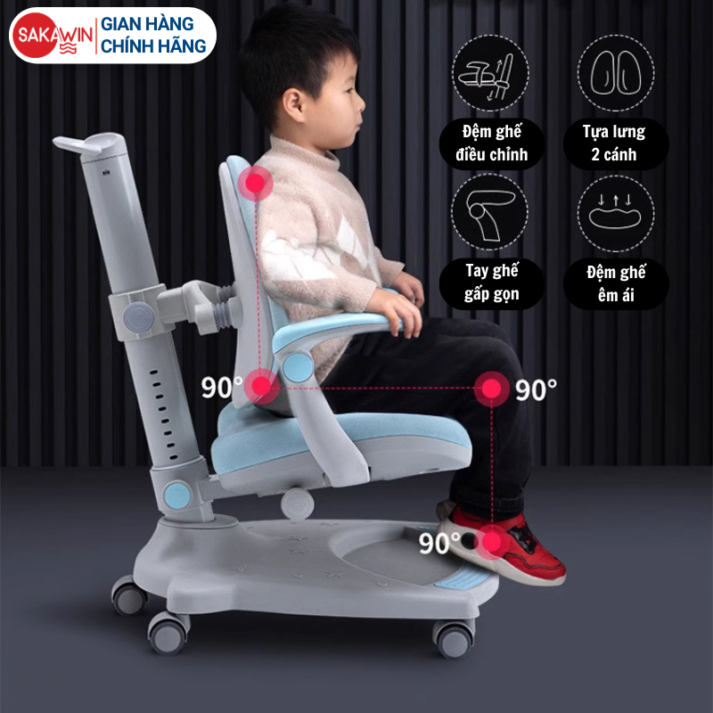 Ghế chống gù cao cấp Sakawin G06 Điều chỉnh đa chiều nâng hạ chiều cao chống gù chống cận hiệu quả. | BigBuy360 - bigbuy360.vn