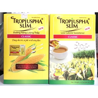 Combo 2 hộp - Đường bắp ăn kiêng TROPIUSPHA SLIM 125g - 50 gói x 2.5g