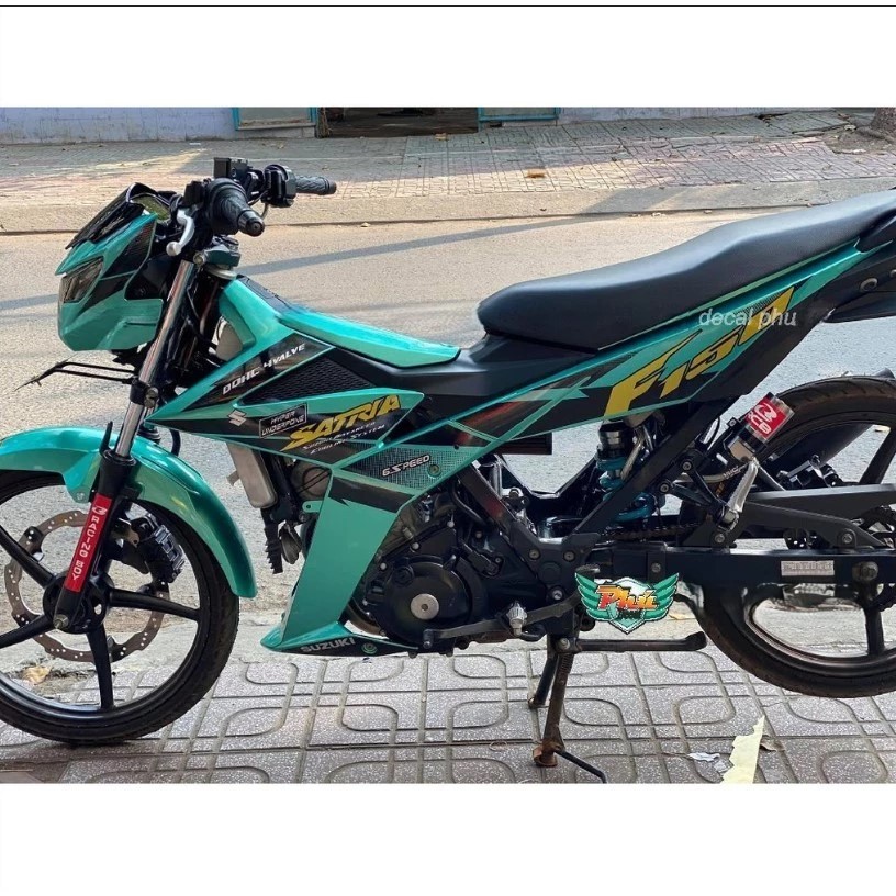 Tem Rời Satria xanh ngọc lục bảo (K)