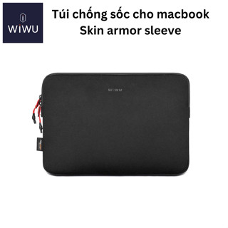 Túi Chống Sốc WIWU Skin Armor Sleeve Siêu Mỏng Chống Trầy Xước, Chống Thấm Kiêm Lót Chuột Laptop, macbook 13 - 16 inch