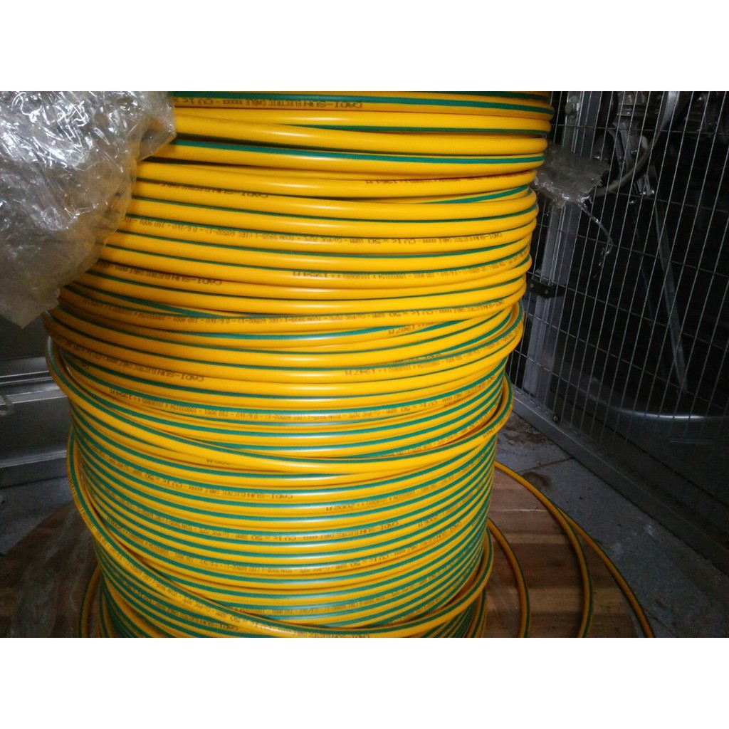 Dây tiếp địa vàng xanh (1m)