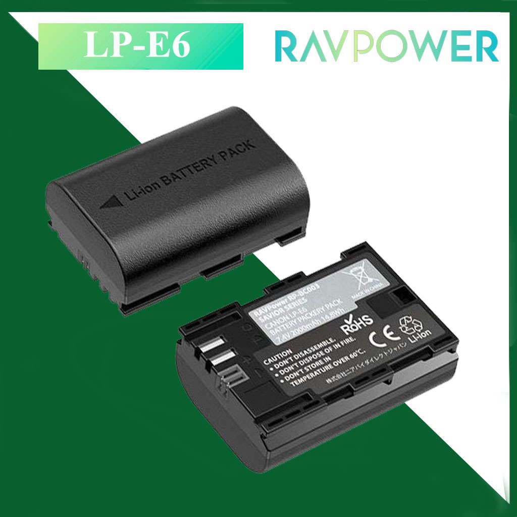 Pin máy ảnh Ravpower LP-E6N(RP-BC003)