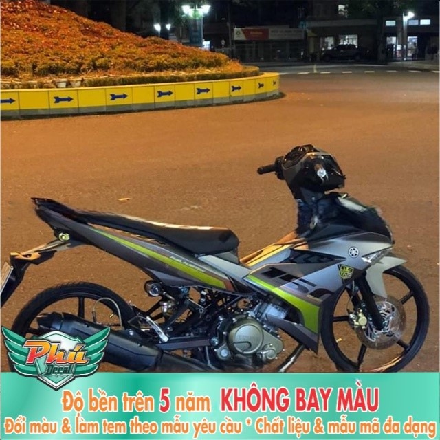 Tem rời Exciter 150 Y15Zr Xám