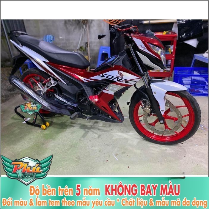 Tem rời Sonic Trắng đỏ (H)