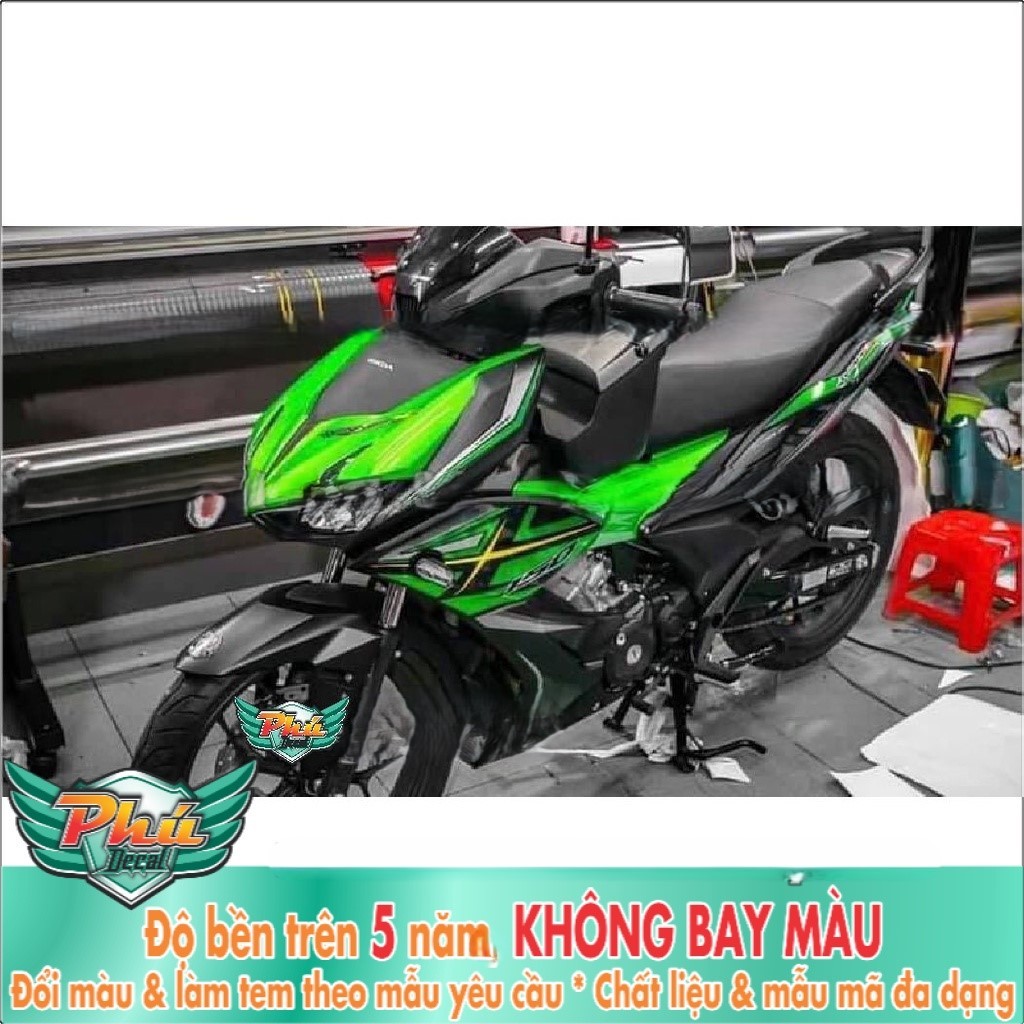 Tem Rời Winner X đen xanh lá (K)