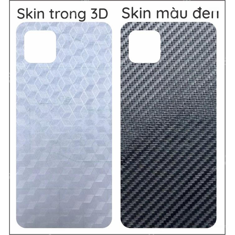 Miếng dán mặt lưng skin carbon Oppo A16k