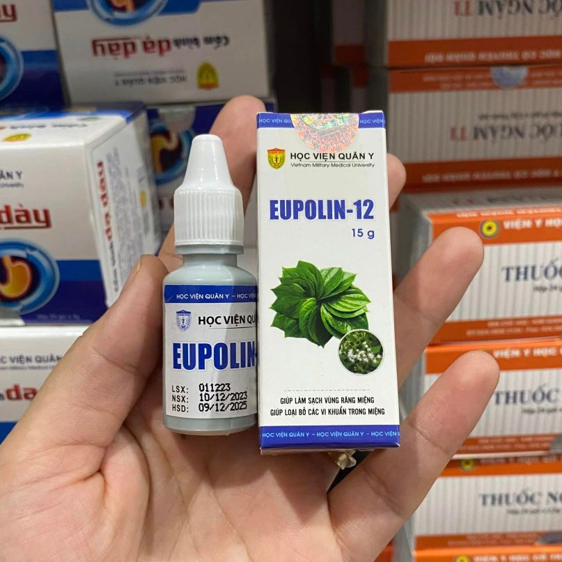 Chấm răng Eupolin - Học Viện Quân Y Lọ 15g