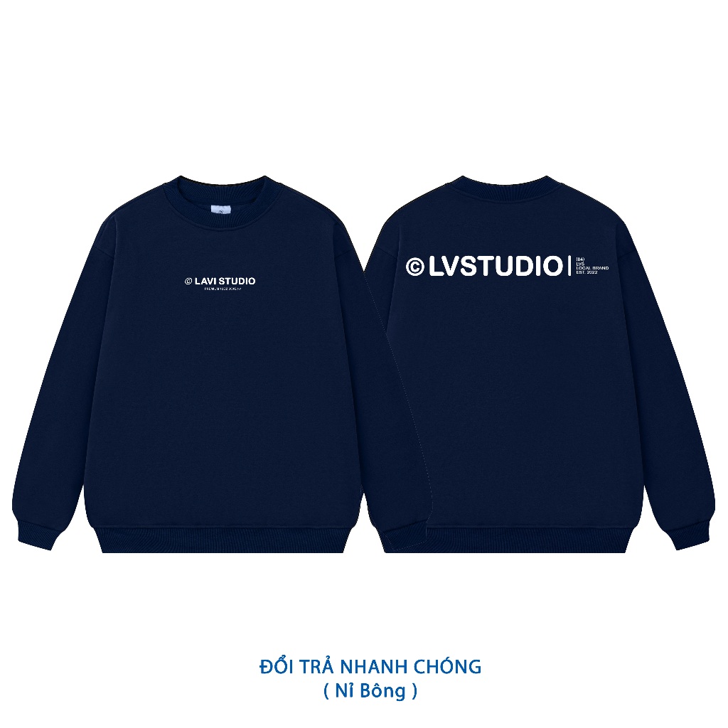 Áo Sweater Local Brand Lavi Studio/ Basic 12OZ
