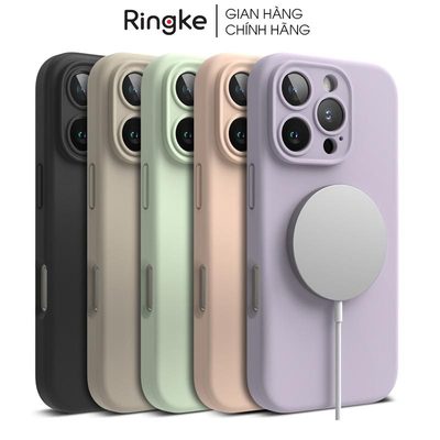 Ốp lưng iPhone 16 Pro Max/16 Pro/16 Plus/16 RINGKE Silicone Magnetic