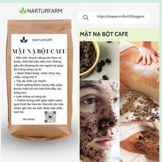 Mặt nạ tẩy da chết cafe, tẩy da chết body-Mặt nạ bột giúp dưỡng trắng, tẩy da tẩy da chết sạch sâu