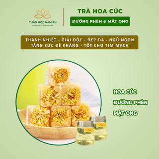 Trà Hoa Cúc Đường Phèn Mật Ong (Gói Lẻ) Thanh Nhiệt, Giải Độc, Mát Gan, Đẹp Da, Ngủ Ngon