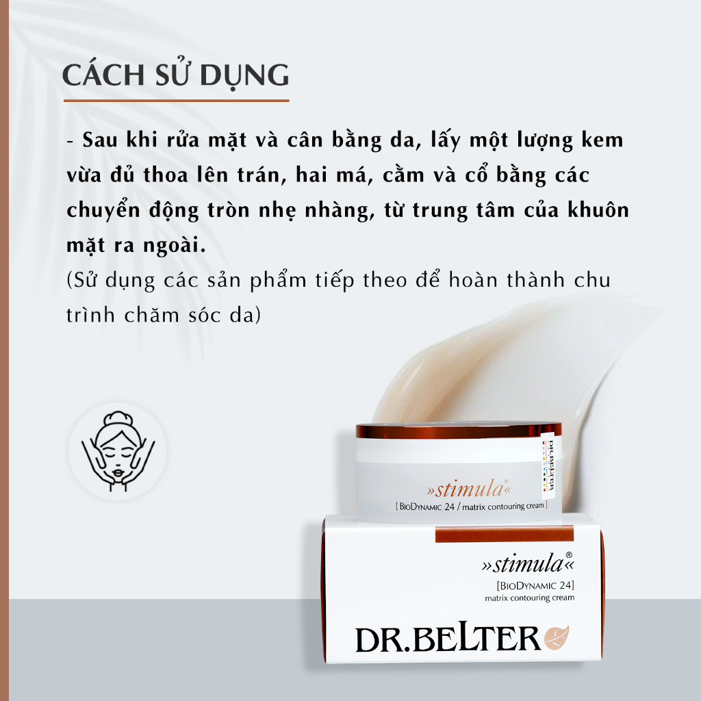 Kem Tái Tạo Đường Nét Dr. Belter 311s Dynamic24 Matrix Contouring Cream (5ml) - Chính hãng Đức