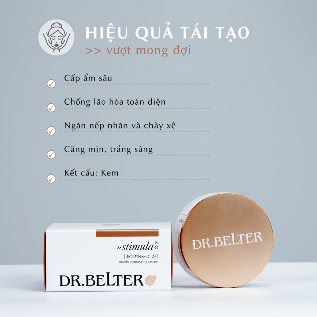 Kem Tái Tạo Đường Nét Dr. Belter 311s Dynamic24 Matrix Contouring Cream (5ml) - Chính hãng Đức