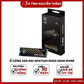 Ổ Cứng  SSD MSI SPATIUM M450 1TB 500GB PCIe 4.0 NVMe M.2