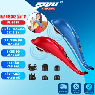 Máy massage cầm tay cá heo 6 đầu Nikio PL-608B Điện tử