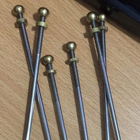 Ti móc inox Ti gắn móc lồng chim chào mào chích chòe cao cấp