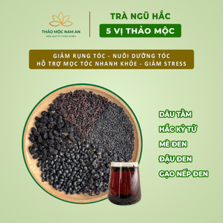 Trà Ngũ Hắc 5 Vị (Gói Lẻ) Giảm Rụng Tóc, Nuôi Dưỡng Tóc, Giúp Tóc Chắc Khỏe Bền Màu