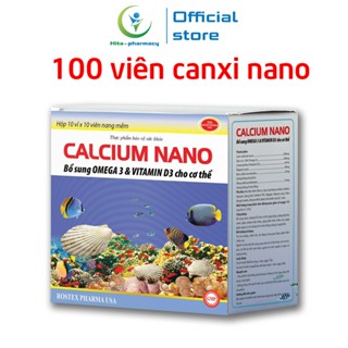Calcium Nano (100 viên) ROXTECH bổ sung canxi, omega 3, vitamin D3 tăng chiều cao, chắc khỏe xương - 100 viên