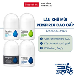 Lăn Khử Mùi Perspirex Chính Hãng Cho Mọi Loại Da Từ Nhẹ Tới Nặng 20ml