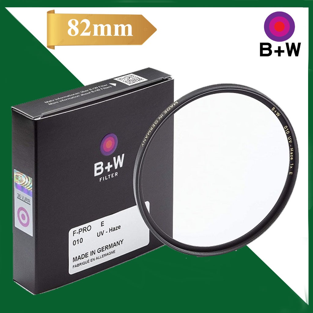 Kính lọc Filter B+W F-Pro 010 UV-Haze E 40.5mm,49mm,52mm,55mm,58mm,62mm,67mm,72mm,77mm,82mm,86mm