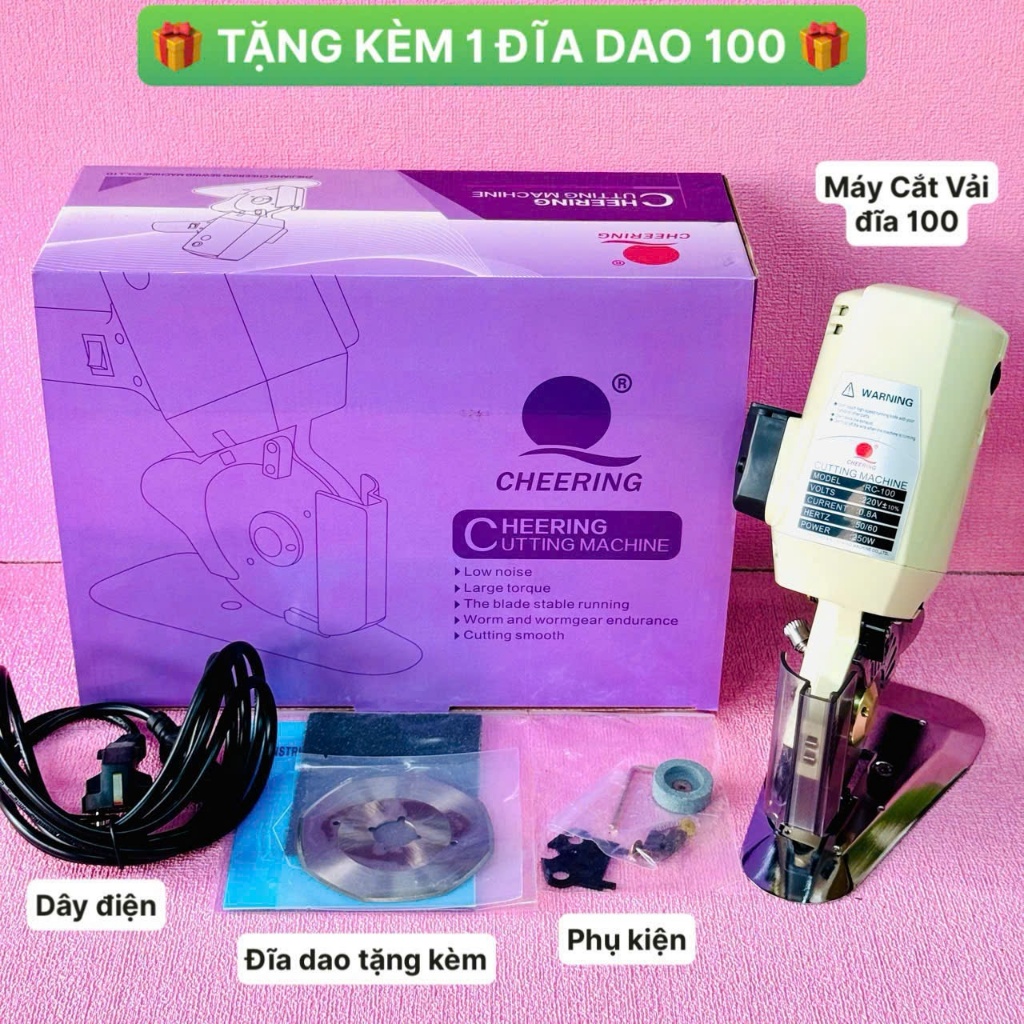 MÁY CẮT VẢI CẦM TAY RC-100 (độ cắt cao 3cm)