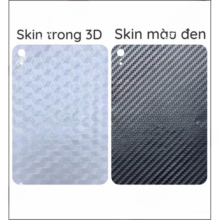 Miếng dán mặt lưng skin carbon iPad Mini 2021 (ipad mini 8.3 inch)