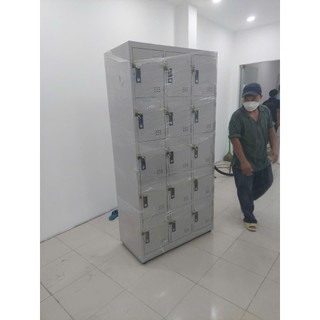 [FREESHIPHCM] Tủ sắt locker 15 ngăn kiểu TS985-3K