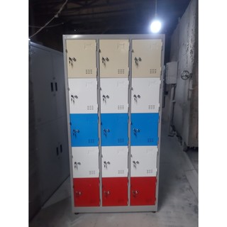 [FREESHIPHCM] Tủ sắt locker 15 ngăn kiểu TS985-3K