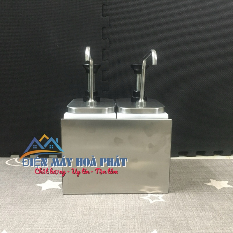 Bình bơm tương ớt, tương cà KFC - Thùng bơm tương KFC