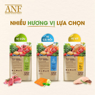 thức ăn hạt  ANF 6Free cho chó loại 2kg ( nguyên liệu hữu cơ) - T3 PETS SHOP