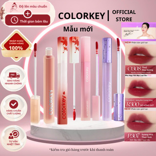  Son colorkey watery tint không dính cốc Siêu mịn Môi 
