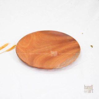 Khay gỗ tròn, dĩa gỗ tròn trang trí bàn ăn