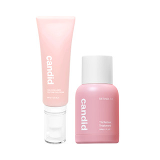 [CANDID x Hannah Olala] Bộ Đôi Kem Mắt Gold Collagen Peptide 30ml và Hoạt Chất Retinol 1.0 30ml