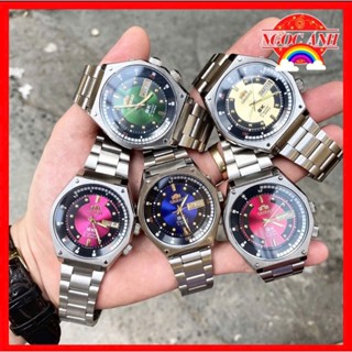 Đồng Hồ Nam Orient SK Mặt Lửa Huyền Thoại Vỏ Bạc Cao Cấp Automatic -  Máy Móc Nguyên Zin 100%