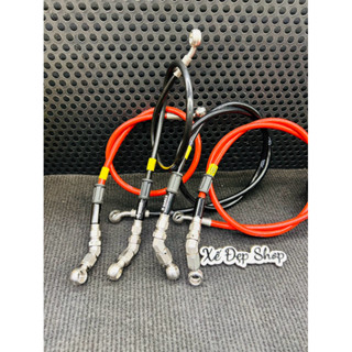 Dây dầu hel bấm đầu inox 45 độ - gắn heo 2pis hoặc 4pis