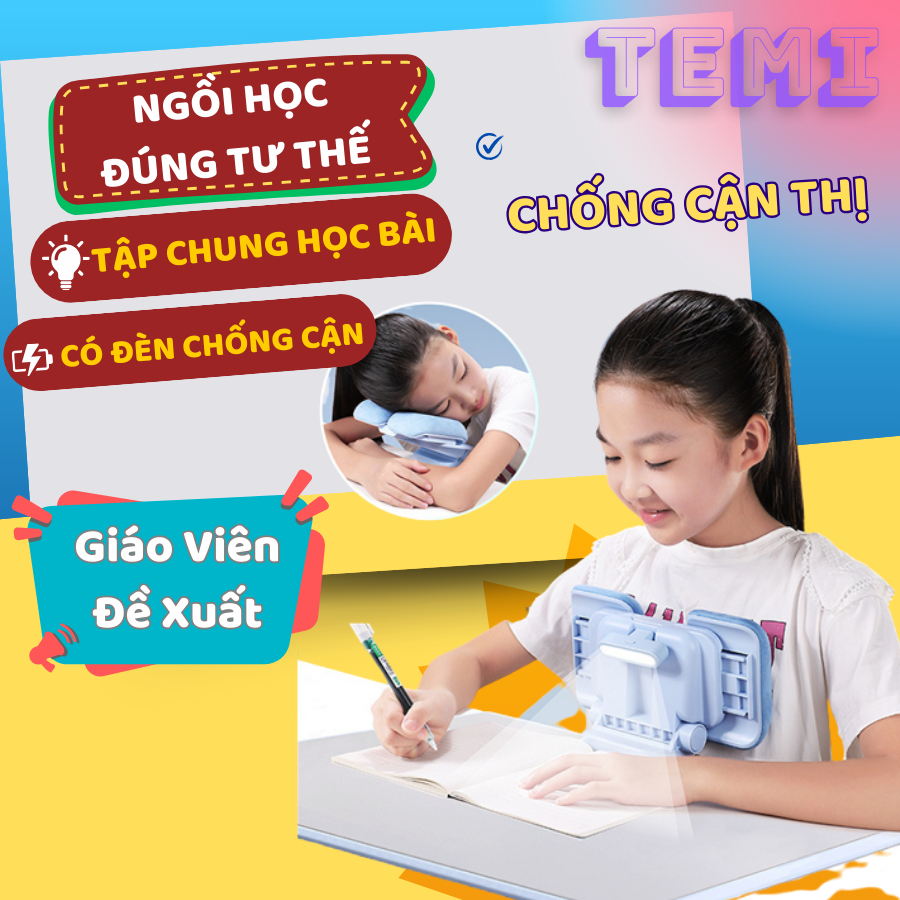 Giá Đỡ Chống Cận Thị, Chống Gù Lưng và Cong Vẹo Cột Sống Cho Bé