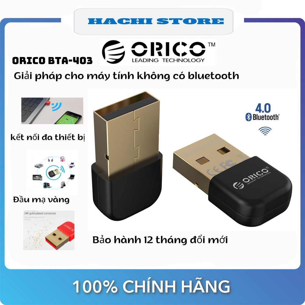 USB Bluetooth 4.0 Orico BTA-403 – Hàng Phân Phối Chính Hãng