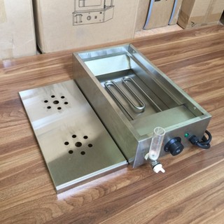  Bếp hấp dimsum 2 xửng lò hấp dimsum 2 lỗ chạy điện công suất 1.5KW hấp bánh bao xíu mại sủi cảo và các loại khác 