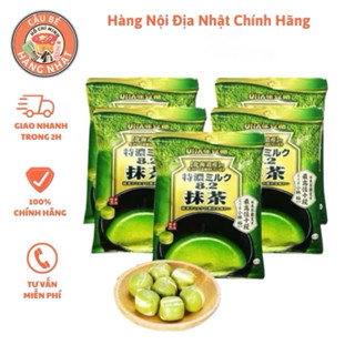 Kẹo UHA Sữa Trà XanhTokuno 58g- Puccho Túi 4 Loại 88G -KANRO Kẹo Sữa Vàng Matcha Latte 70g