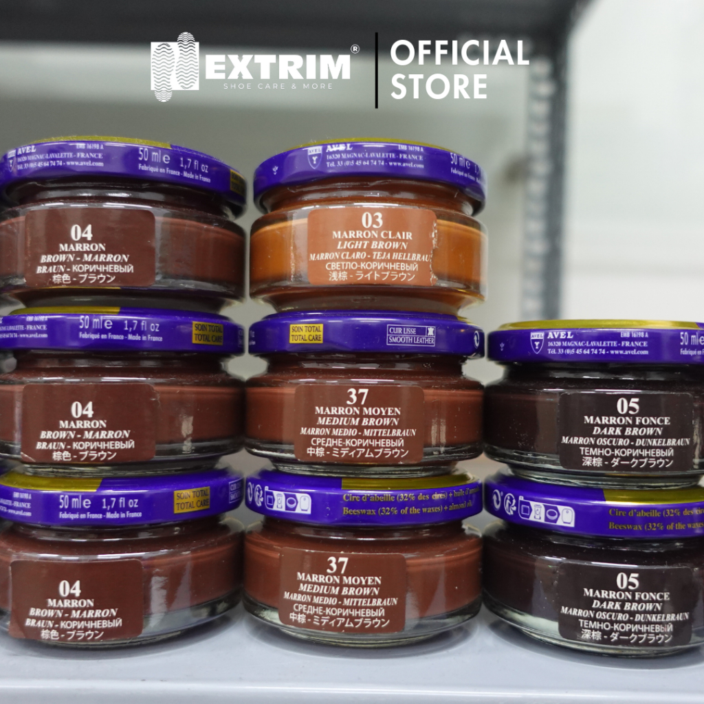 Xi kem đánh giày giúp dưỡng da và bù màu giày Saphir BDC Creme Surfine 50ml